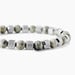 Bracelet Jourdan Acier Blanc Jaspe Africain - Bracelets cha&icirc;nes Homme | Marc Orian
