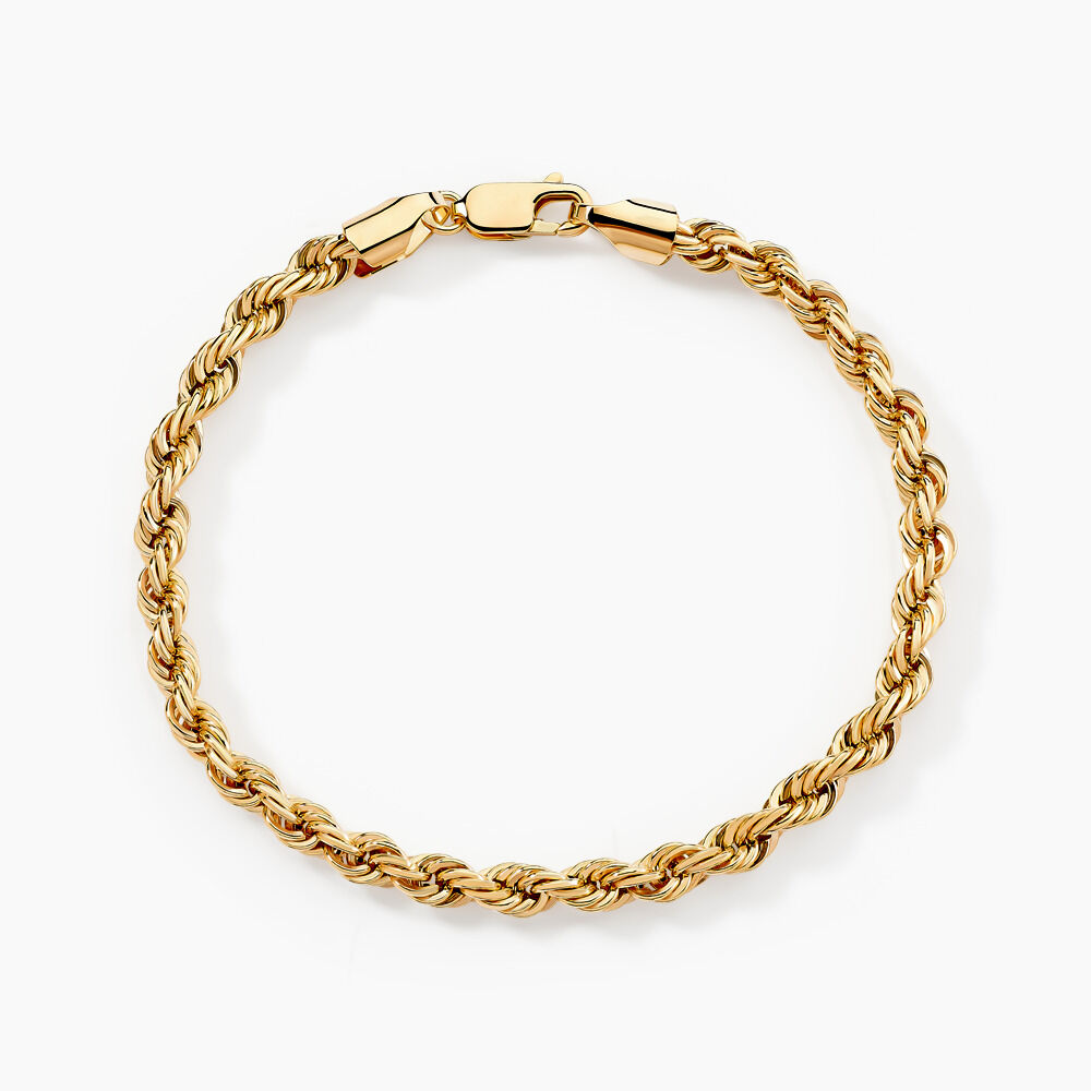 Bracelet Jerry Maille Corde Or Jaune - Bracelets mailles Femme | Marc Orian