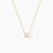 Collier Aphrodite Ld Or Jaune Diamant Synth&eacute;tique - Colliers solitaires Femme | Marc Orian
