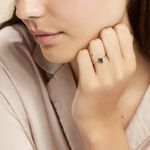 Bague Rosmunda Or Bicolore Saphir - Solitaires Femme | Marc Orian