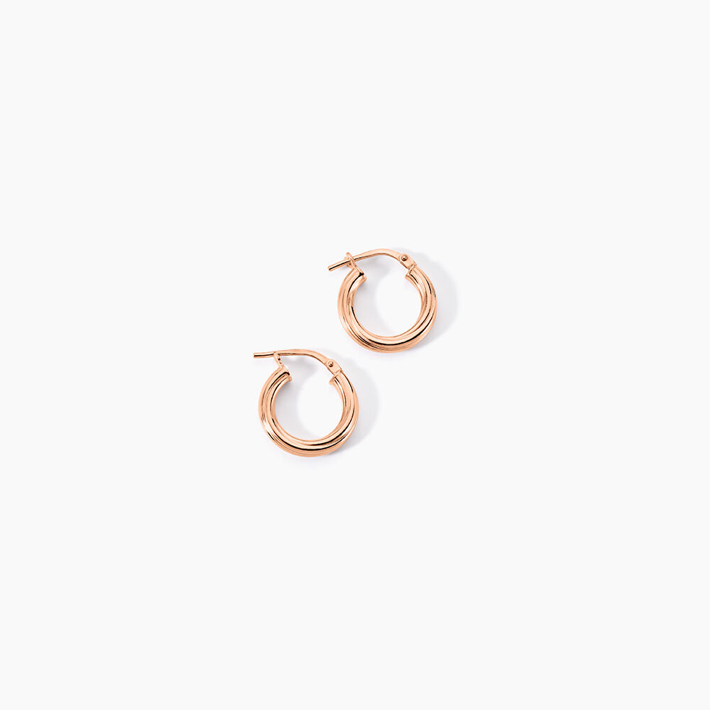 Cr&eacute;oles Maia Argent Rose - Cr&eacute;oles Femme | Marc Orian