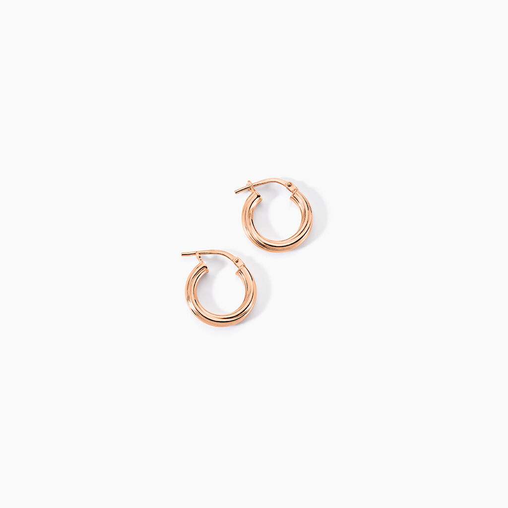 Cr&eacute;oles Maia Argent Rose - Cr&eacute;oles Femme | Marc Orian