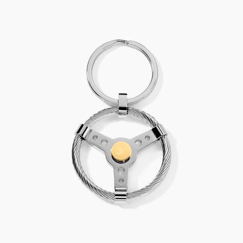 Porte Clefs Mariemeae Acier Bicolore - Bijoux fantaisie Homme | Marc Orian