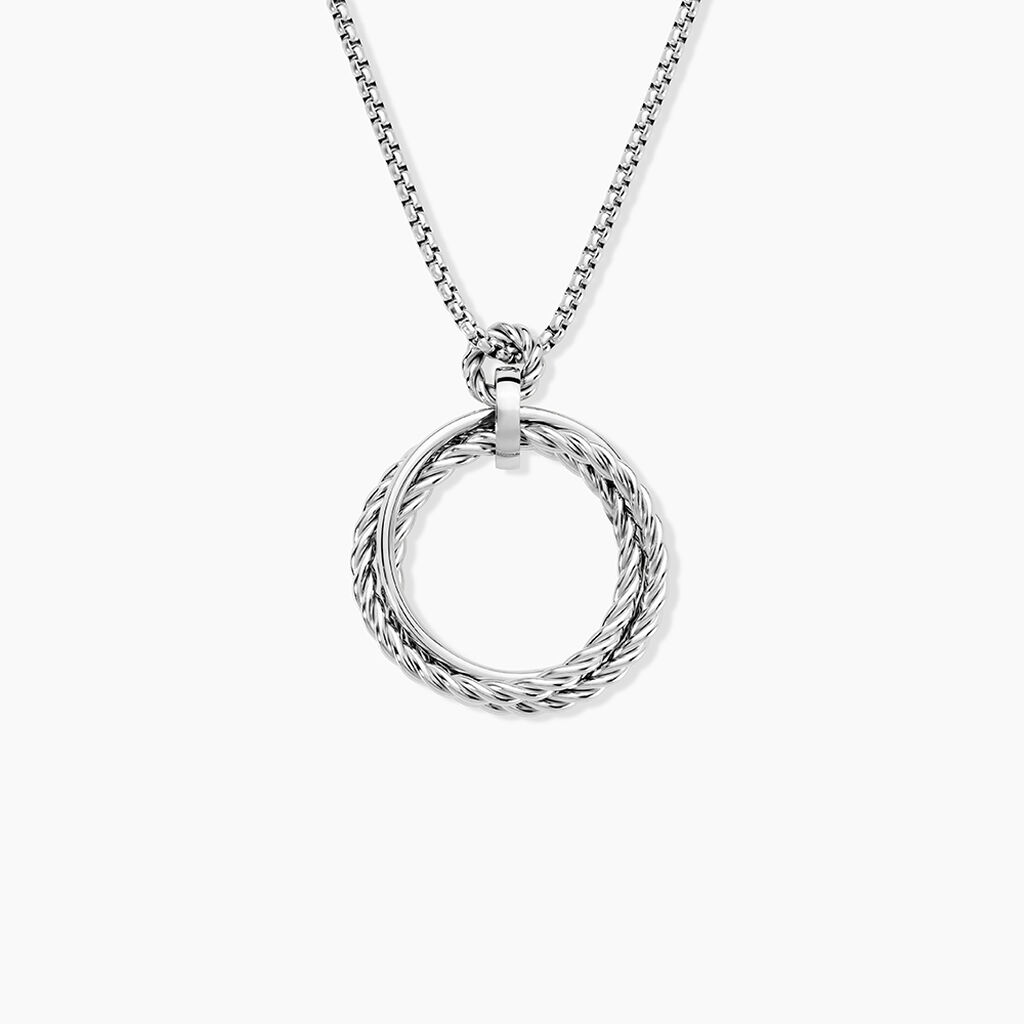Collier Sautoir Acier Blanc Galaad - Sautoirs Femme | Marc Orian