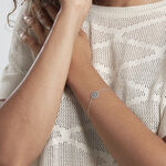 Bracelet Salvia Argent Blanc Opale - Bracelets Medailles Femme | Marc Orian