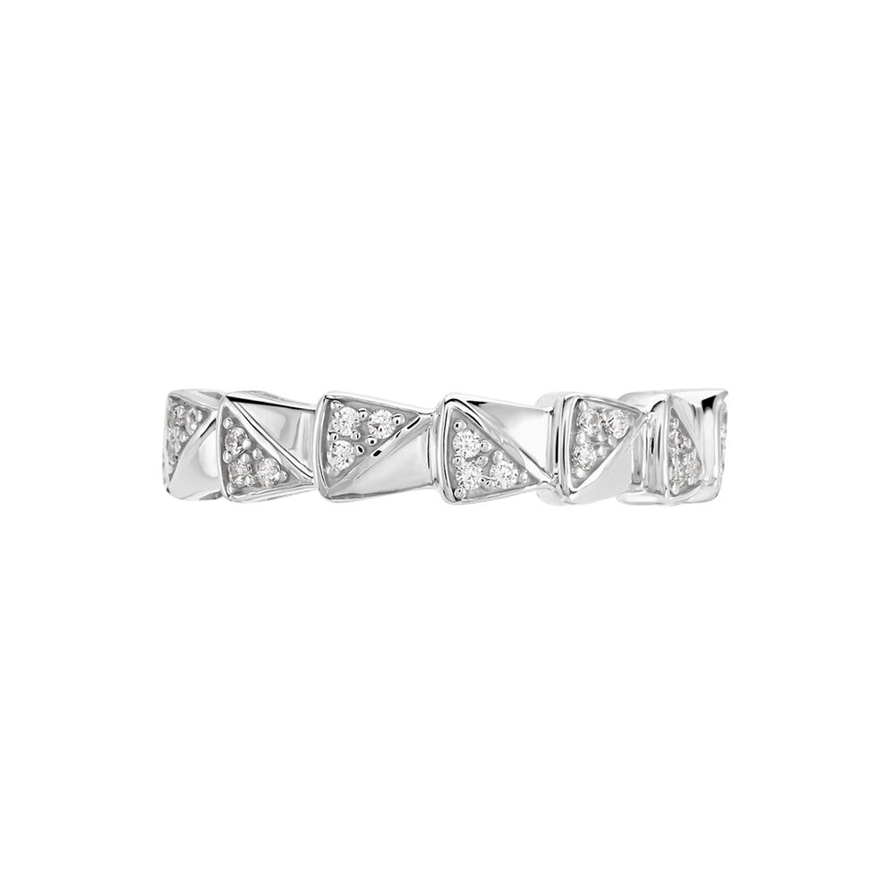 Bague Nevada Argent Blanc Oxyde De Zirconium - Bijoux fantaisie Femme | Marc Orian