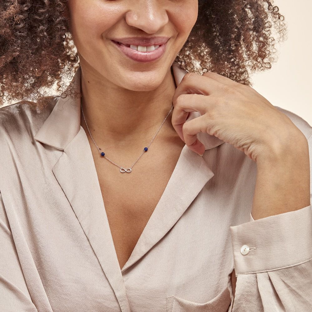Collier Argent Mojdeh Lapis Lazuli - Colliers avec pierres Femme | Marc Orian