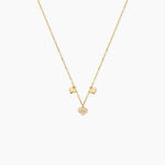 Collier Cheri Or Jaune Oxyde De Zirconium - Colliers avec pierres Femme | Marc Orian