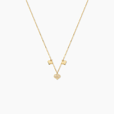 Collier Cheri Or Jaune Oxyde De Zirconium - Colliers avec pierres Femme | Marc Orian