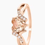 Bague Avalon Argent Rose Oxyde De Zirconium - Bijoux fantaisie Femme | Marc Orian