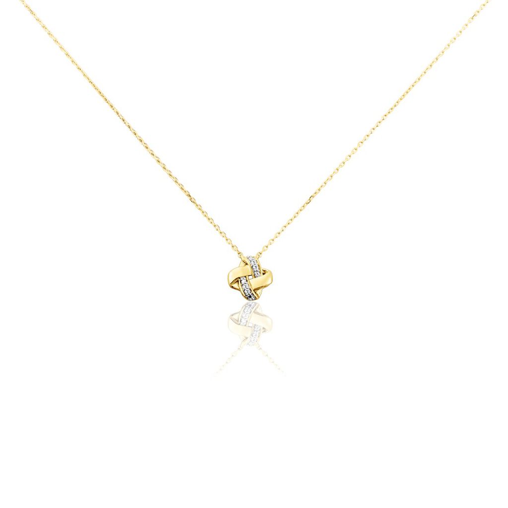 Collier Nyree Or Jaune Diamant - Colliers Femme | Marc Orian