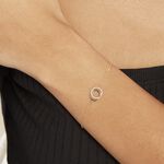 Bracelet Or Jaune Tresha Diamants - Bracelets Anneaux Entrelaces Femme | Marc Orian