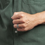 Bague Alban Argent Blanc - Bagues grosses Homme | Marc Orian