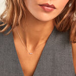 Collier Graziano Or Jaune Diamant Synth&eacute;tique - Colliers avec pierres Femme | Marc Orian