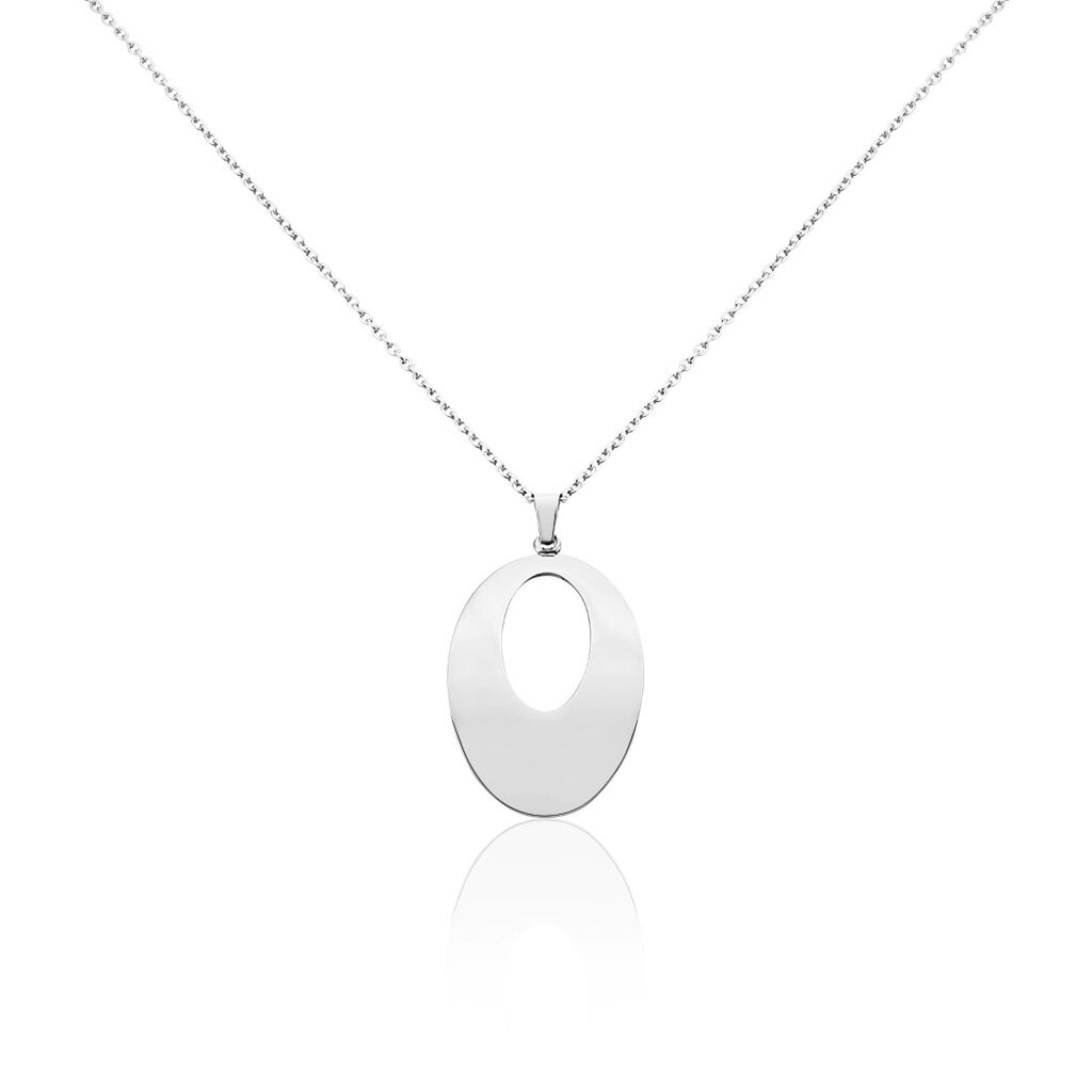 Collier Sautoir Hilarius Acier Blanc - Sautoirs Femme | Marc Orian