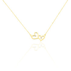 Collier Double Or Jaune Oxyde De Zirconium - Colliers Femme | Marc Orian