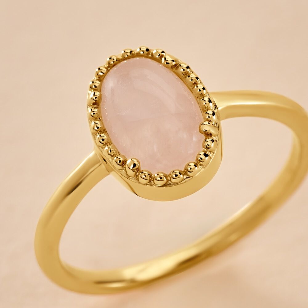 Bague Plaqué Or Jaune Phileas Quartz - Bagues avec pierre Femme | Marc Orian