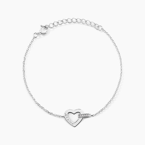 Bracelet Elanda Argent Blanc Oxyde De Zirconium - Bracelets fantaisie Femme | Marc Orian
