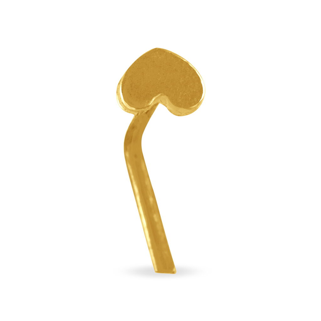 Piercing De Nez Deodate Coeur Or Jaune - Piercing Nez Femme | Marc Orian