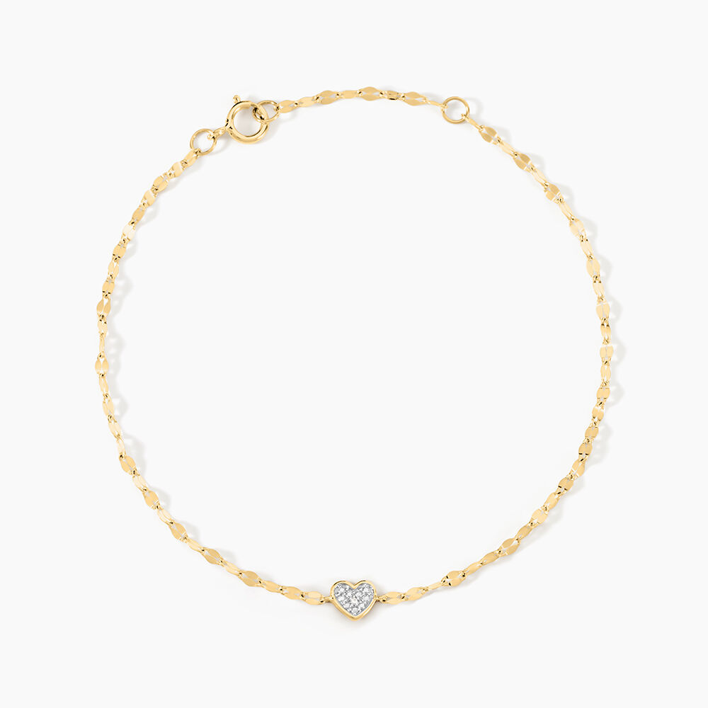 Bracelet Michiko Or Jaune Diamant - Bracelets chaînes Femme | Marc Orian