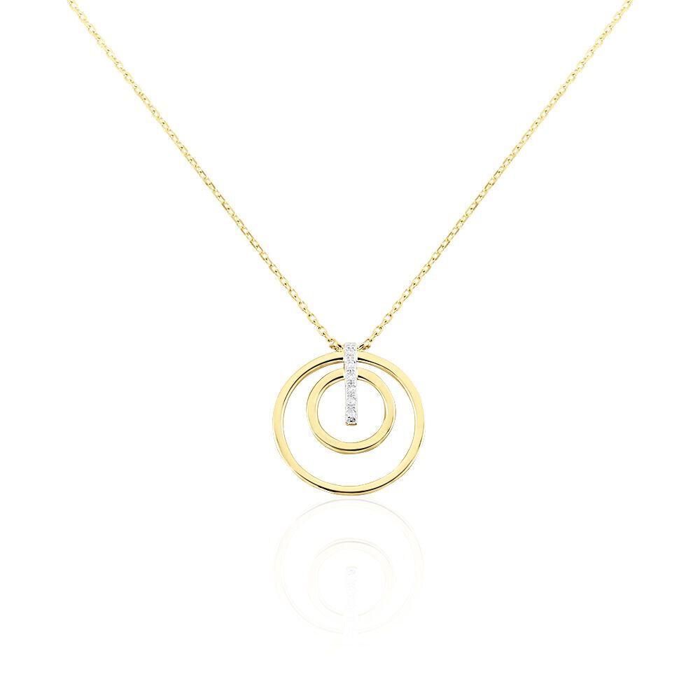 Collier Or Jaune Agafya Diamants - Colliers avec pierres Femme | Marc Orian