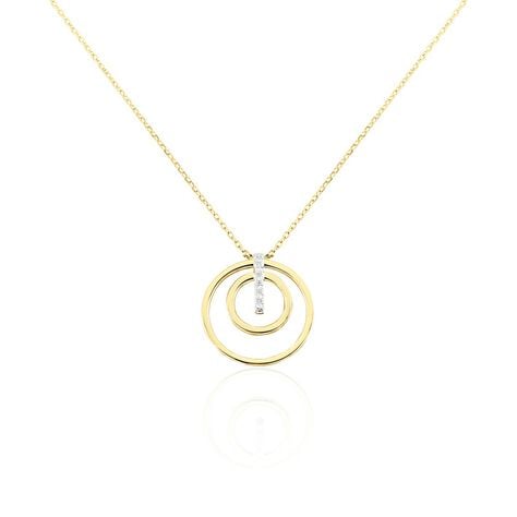 Collier Or Jaune Agafya Diamants - Colliers avec pierres Femme | Marc Orian