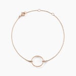Bracelet Proserpine Or Rose Diamant - Bracelets cha&icirc;nes Femme | Marc Orian
