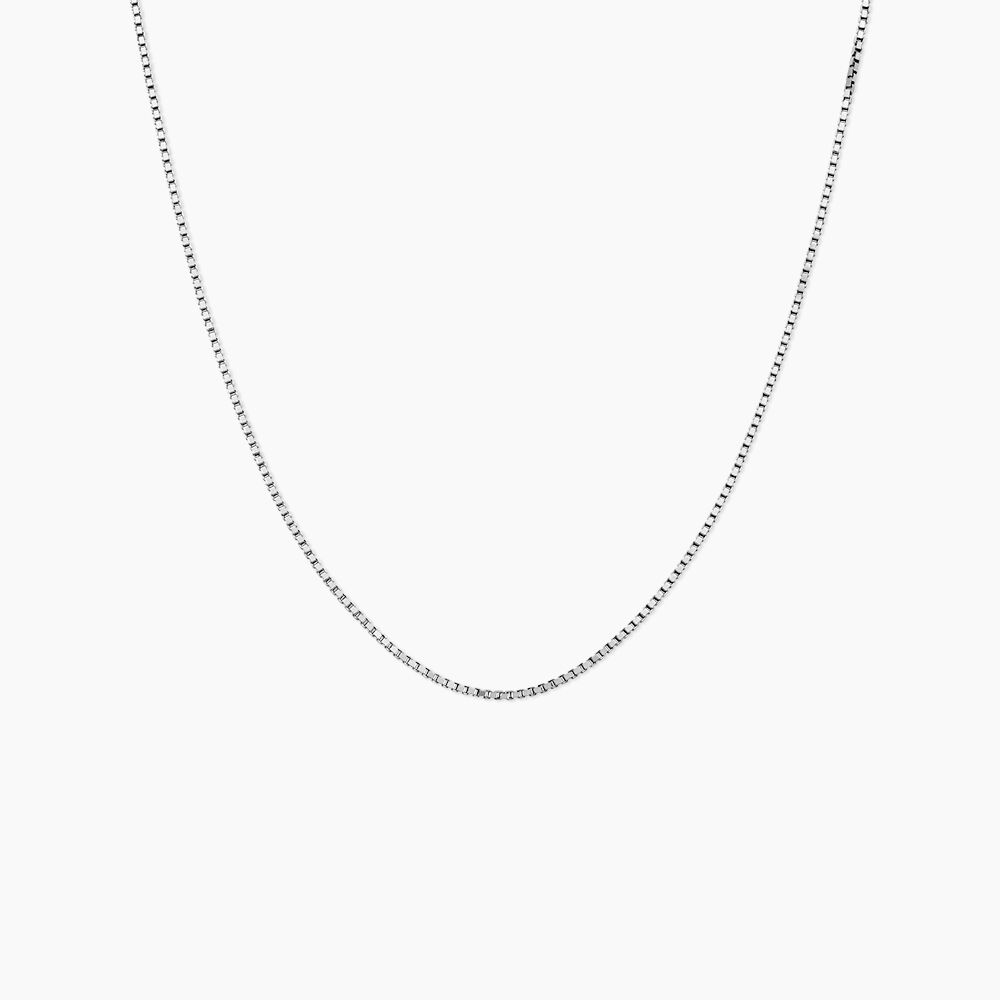 Cha&icirc;ne Alyze Argent Blanc - Colliers fantaisie Femme | Marc Orian