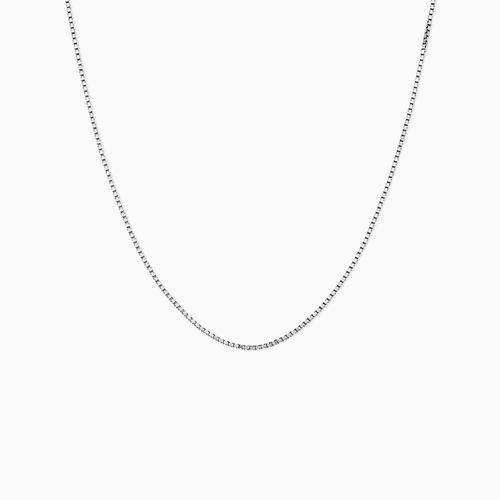 Cha&icirc;ne Alyze Argent Blanc - Colliers fantaisie Femme | Marc Orian