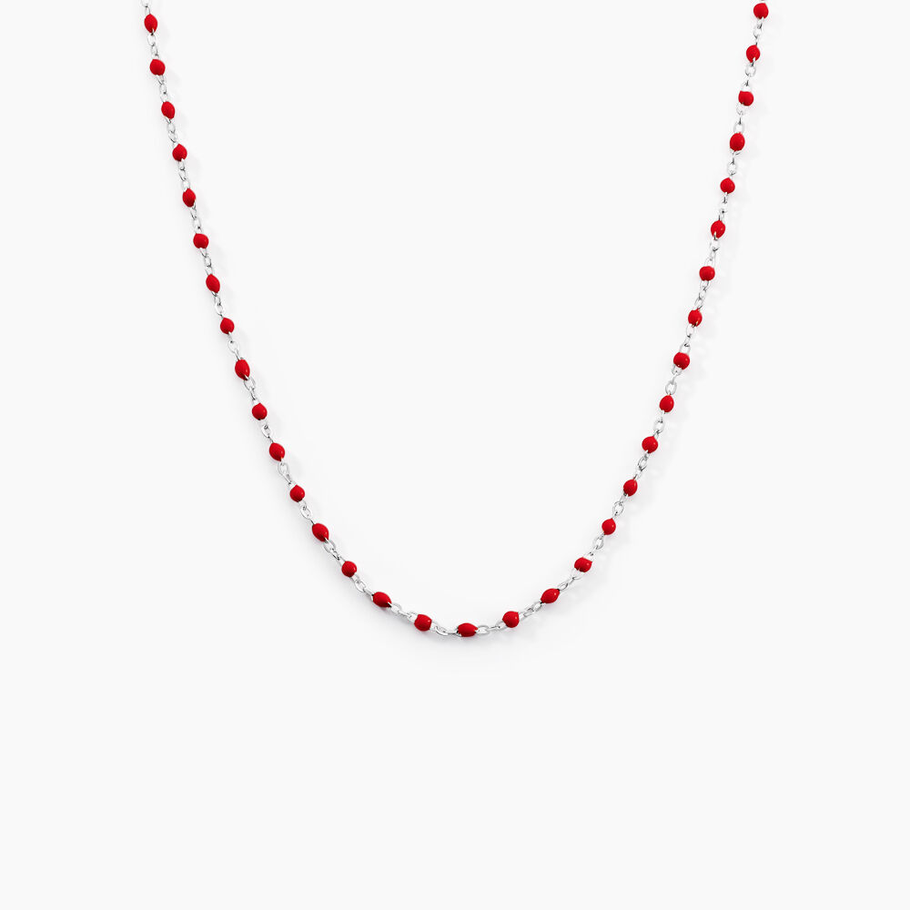 Collier Muguette Argent Blanc - Colliers ras du cou Femme | Marc Orian