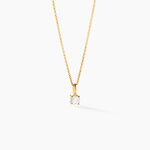 Pendentif One Or Jaune Diamant - Parures de mariage Femme | Marc Orian