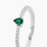 Bague Clova Argent Blanc Oxyde De Zirconium - Bijoux fantaisie Femme | Marc Orian