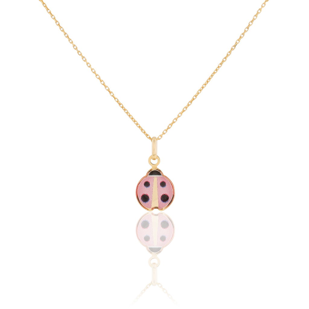 Collier Helidie Coccinelle Or Jaune - Colliers avec pierres Enfant | Marc Orian