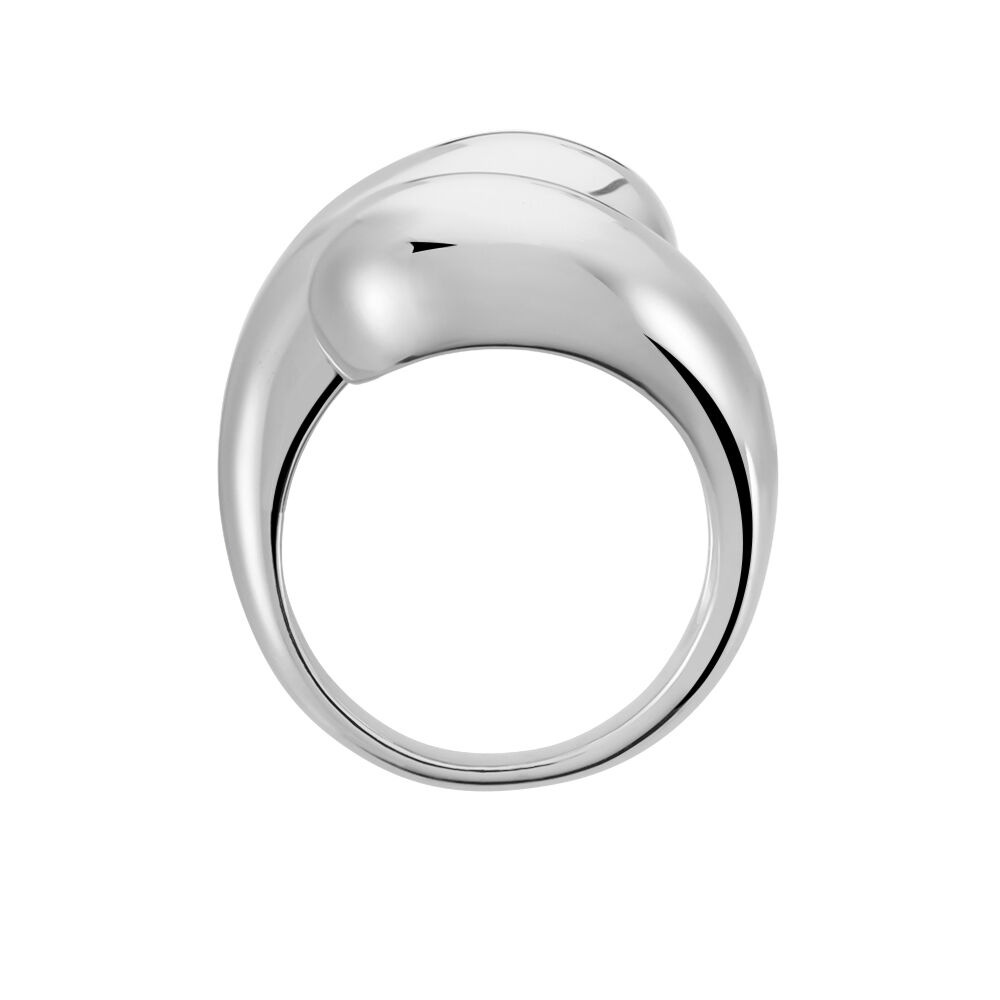 Bague Juste Argent Blanc - Bagues grosses Femme | Marc Orian