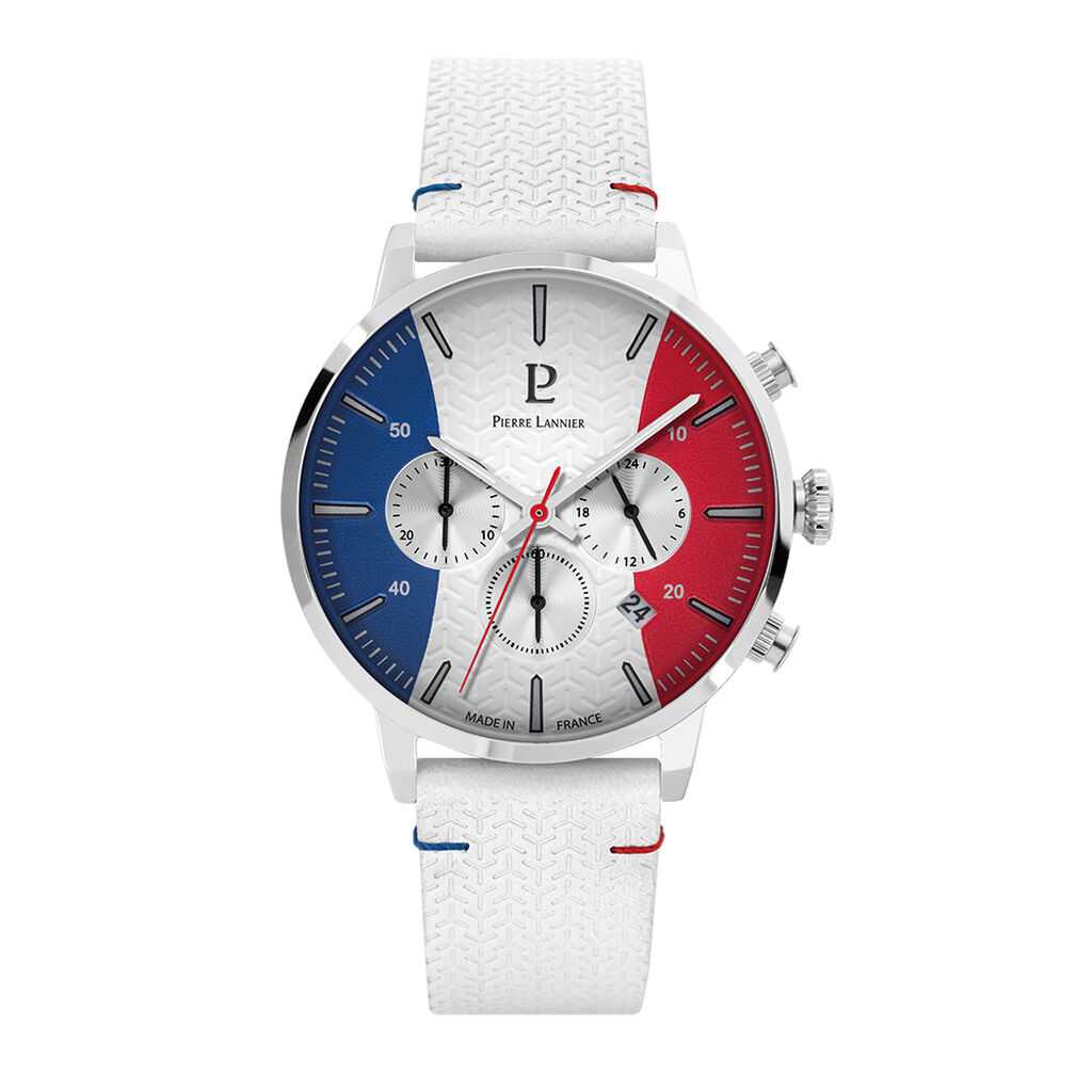 Montre Pierre Lannier Fraternite Tricolore - Montres &eacute;tanches Homme | Marc Orian