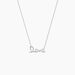 Collier Lydie Argent Blanc - Colliers fantaisie Femme | Marc Orian