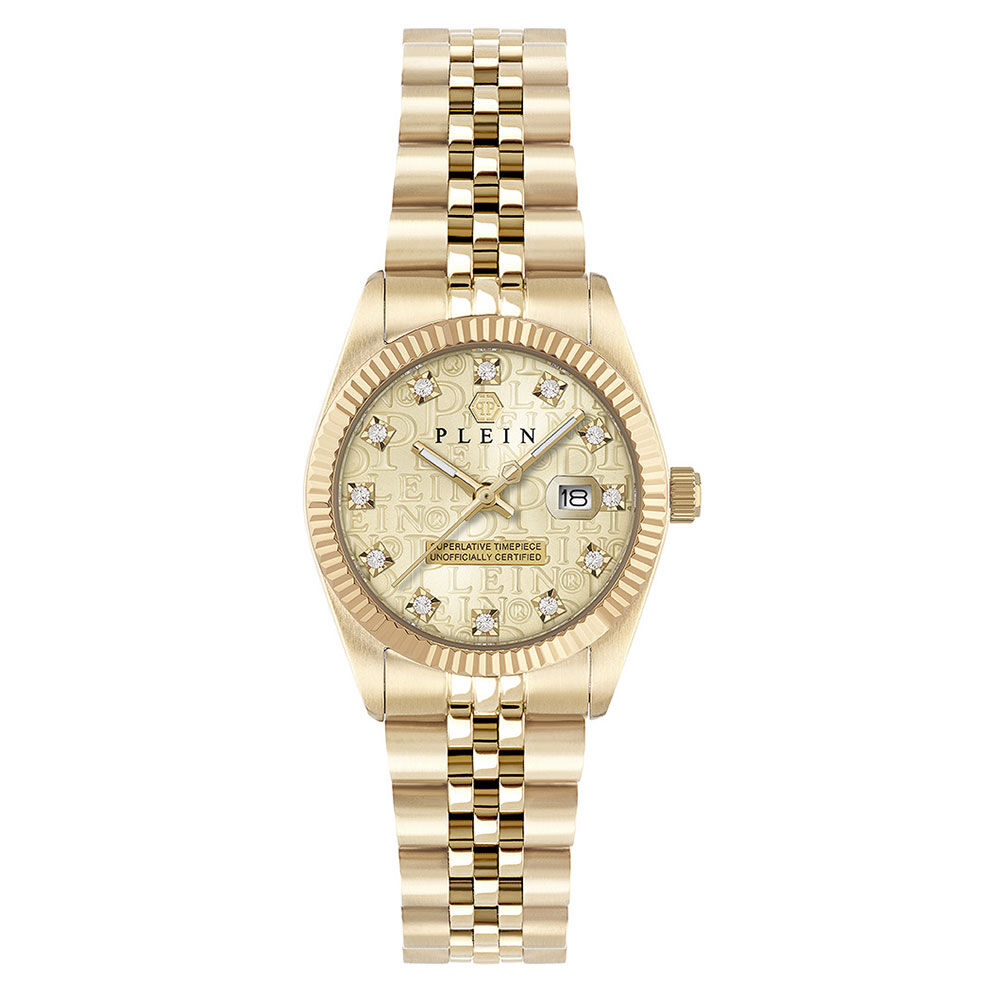 Montre Philipp Plein Date Superlative Doré - Montres étanches Femme | Marc Orian