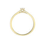 Bague Solitaire Athena Or Jaune Diamant - Parures de mariage Femme | Marc Orian