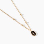 Collier Alerya Plaqu&eacute; Or Jaune Oxyde De Zirconium - Colliers avec pierres Femme | Marc Orian