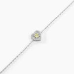 Bracelet Suzon Argent Blanc Oxyde De Zirconium - Bracelets fantaisie Femme | Marc Orian