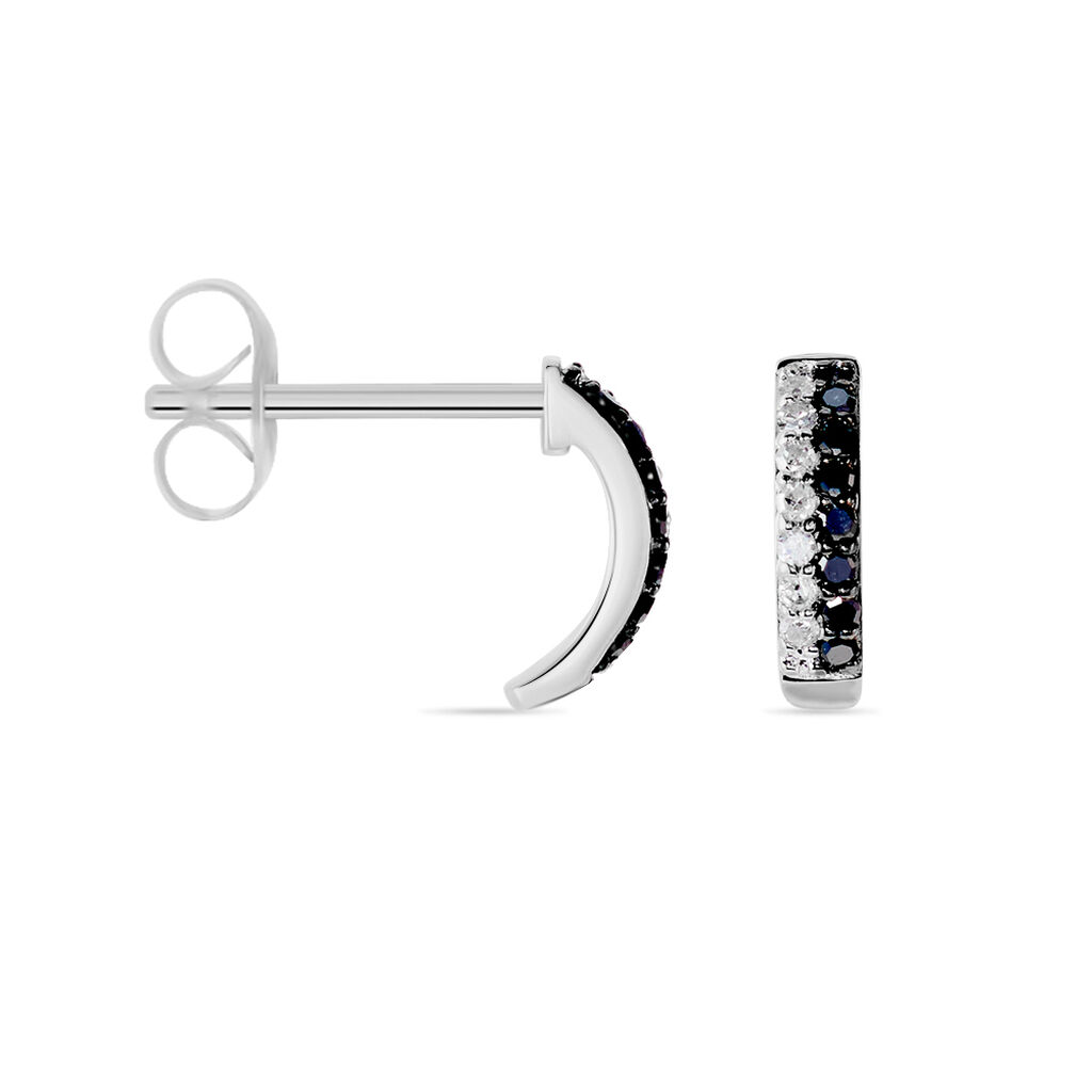 Boucles D Oreilles Puces Demi Lune Or Blanc Diamant B3ofbdd0390 Marc Orian Bijouterie En Ligne