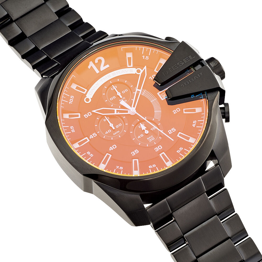 Montre Diesel Mega Chief Noir - Montres &eacute;tanches Homme | Marc Orian