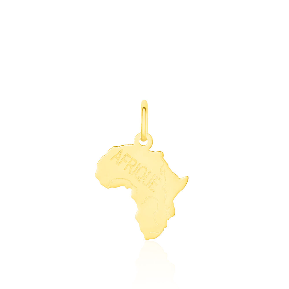 Pendentif Gaietana Afrique Or Jaune - Bijoux personnalisés Famille | Marc Orian