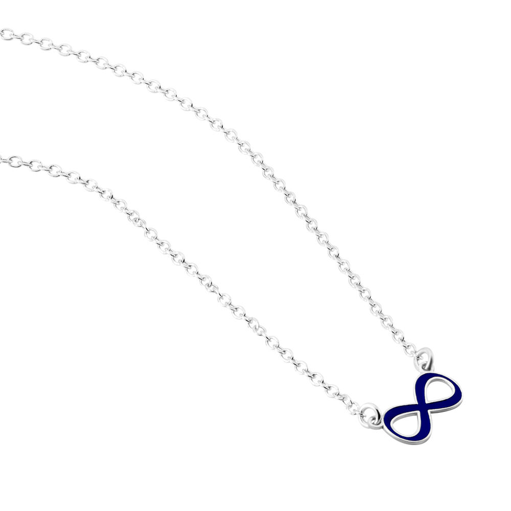 Bracelet Argent Lamier Email Bleu - Colliers Femme | Marc Orian