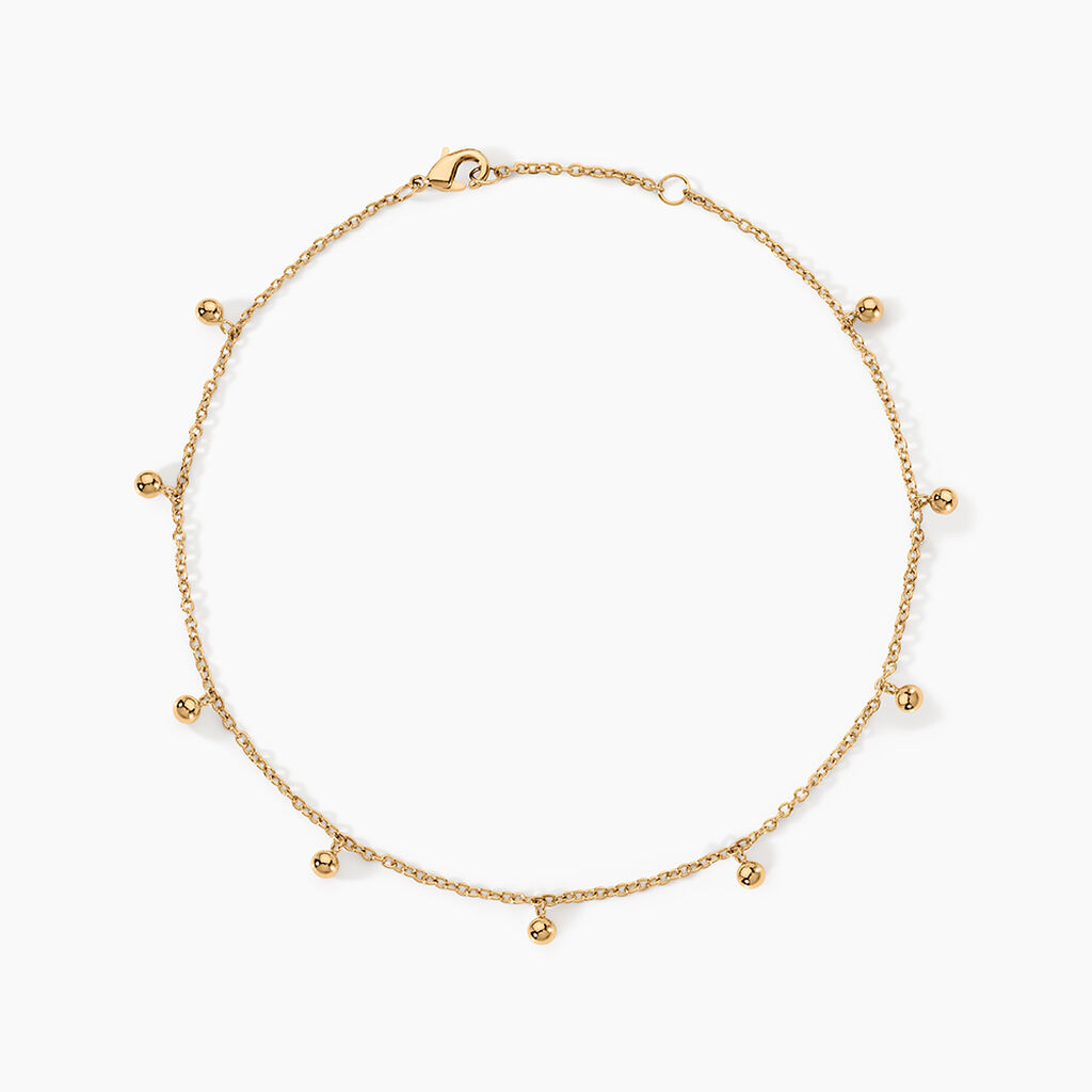 Cha&icirc;ne De Cheville Kailee Plaqu&eacute; Or Jaune - Chaines de cheville Femme | Marc Orian