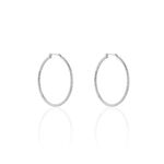 Cr&eacute;oles Cayla Or Blanc - Cr&eacute;oles Femme | Marc Orian