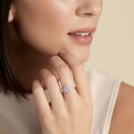 Bague Eryne Argent Blanc Oxyde De Zirconium - Bijoux fantaisie Femme | Marc Orian