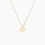 Collier Helenia Nuage Gravable Or Jaune - Colliers ete Enfant | Marc Orian