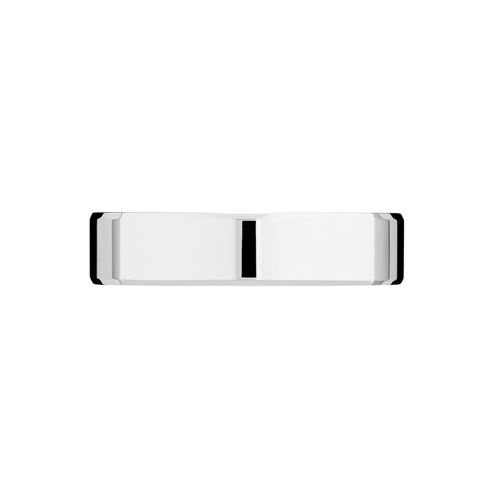 Alliance Carree Polie Or Blanc - Alliances duo Famille | Marc Orian