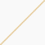 Bracelet Capucin Or Jaune Maille Marine Plate - Bracelets mailles Femme | Marc Orian
